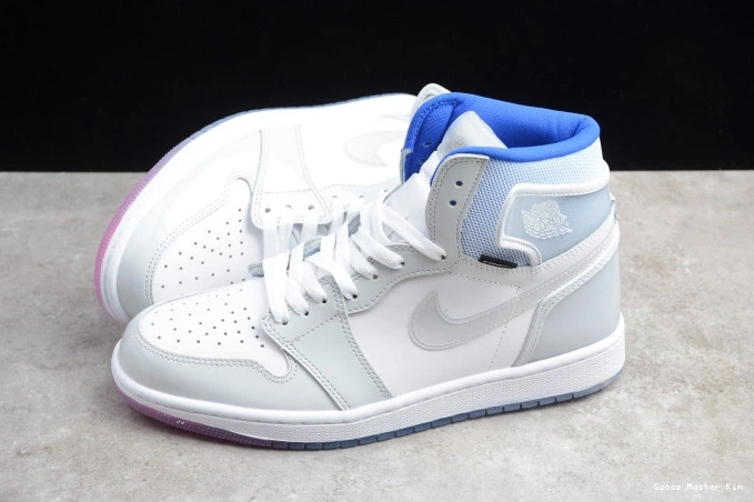High Jordan Air Retro Zoom 1 Racer Blue White CK6637-104 0814